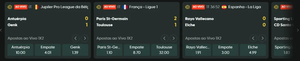 Tipos de apostas disponíveis e funcionamento geral