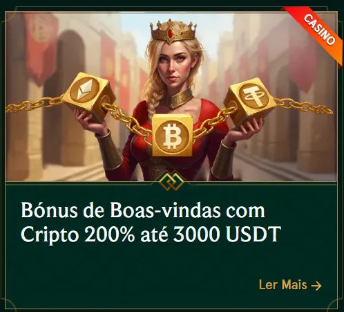 H3: Casino Crypto – 200% até 3000 USDT Casinia Bónus