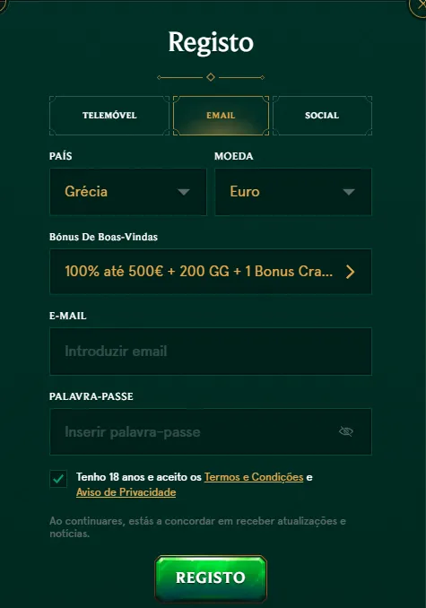 Como Criar uma Conta no Casinia: Passo a Passo para o Registro