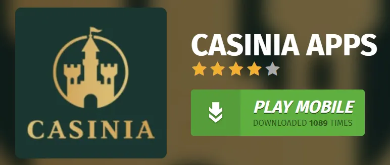 Login no Casinia em Dispositivos Móveis